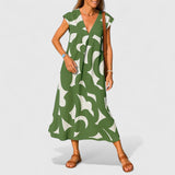 Marie | Elegant let kjole med V-hals