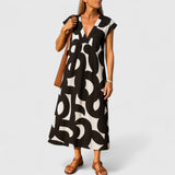 Marie | Elegant let kjole med V-hals