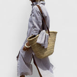 Lenka | Elegant stribet skjortekjolev