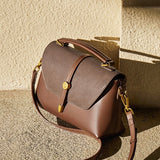 Vintage | Læder Crossbody Håndtaske