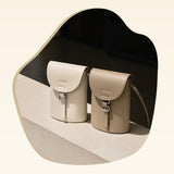 Mini skuldertaske i læder