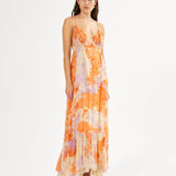 Fusion-kjole med snor