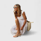 Soňa | Elegant plaid maxi kjole